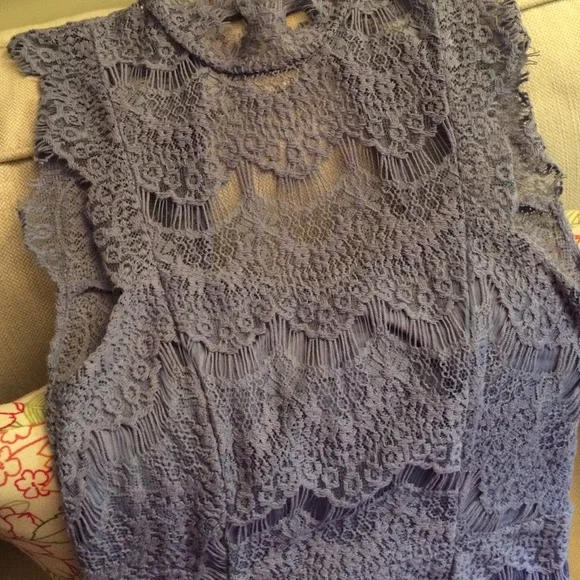 Free People Purple Lace Dress - Picture 2 of 4